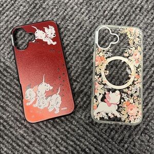 Two Popsocket phone cases iPhone 16plus